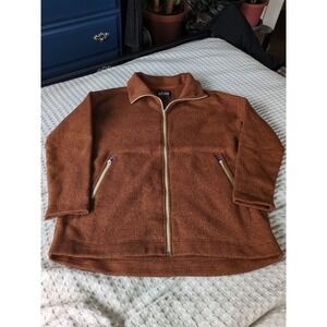 Stio Sweetwater Fleece Coat Oversized Women's Sz XL Fits XXL XXXL Brown Zip